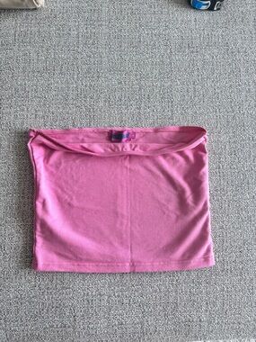 Edikted Pink Bandeau Tube Top